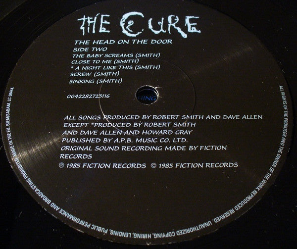 The Cure : The Head On The Door (LP, Album, RE, RM, 180)