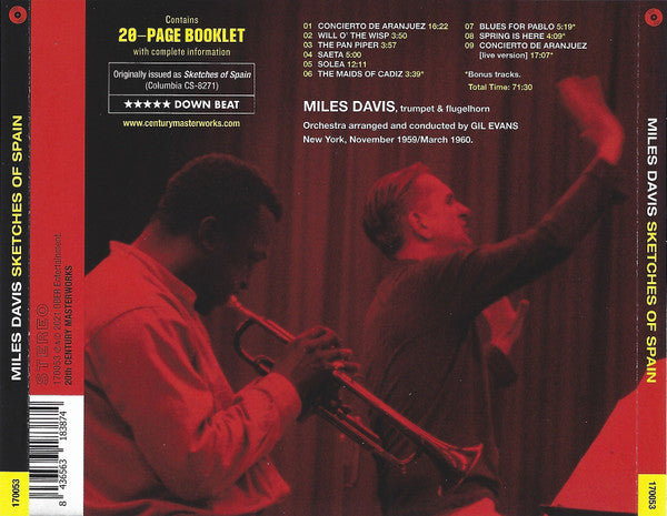 Miles Davis : Sketches Of Spain (CD, Album, RE)