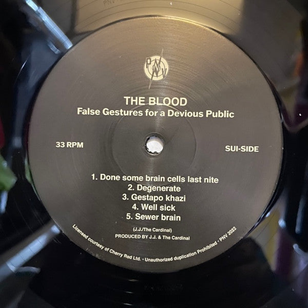 The Blood (2) : False Gestures For A Devious Public (LP, Album, RE)