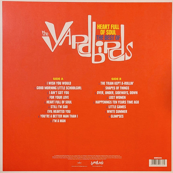 The Yardbirds : Heart Full Of Soul (The Best Of The Yardbirds) (LP, Comp)