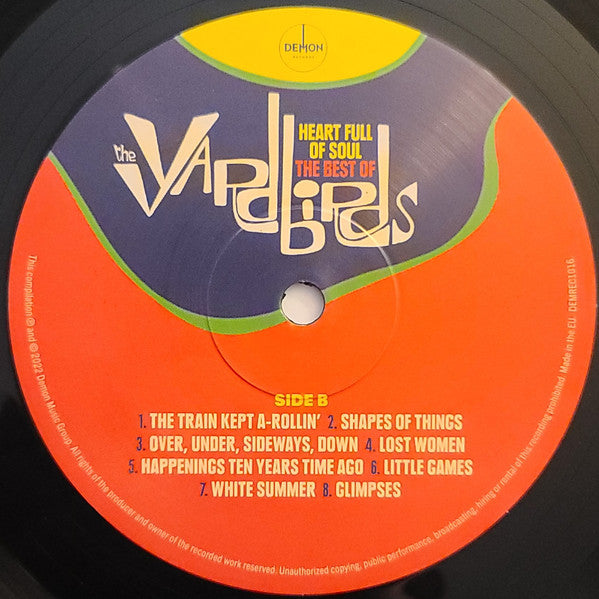 The Yardbirds : Heart Full Of Soul (The Best Of The Yardbirds) (LP, Comp)