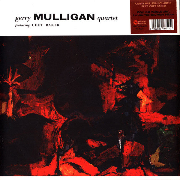 Gerry Mulligan Quartet Featuring Chet Baker : Gerry Mulligan Quartet (LP, Album, Ltd, Num, RE, Red)