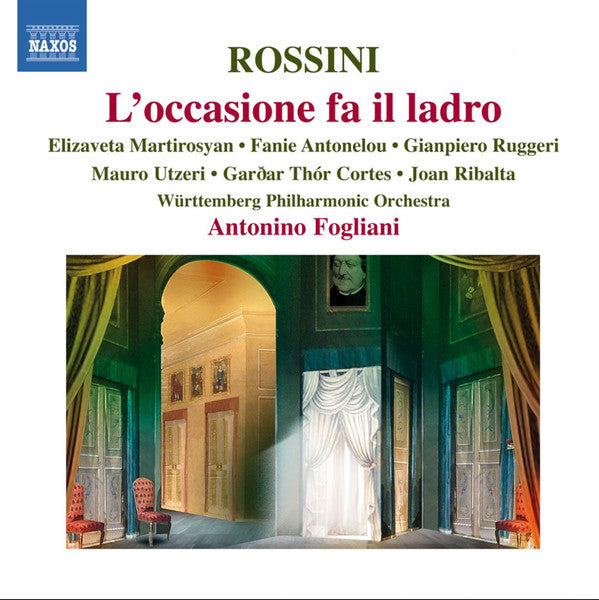 Gioacchino Rossini - Elisaveta Martirosyan, Φανή Αντωνέλου, Gianpiero Ruggeri, Mauro Utzeri, Garðar Thór Cortes, Joan Ribalta, Württembergische Philharmonie Reutlingen, Antonino Fogliani : L'occasione Fa Il Ladro (2xCD, Album)