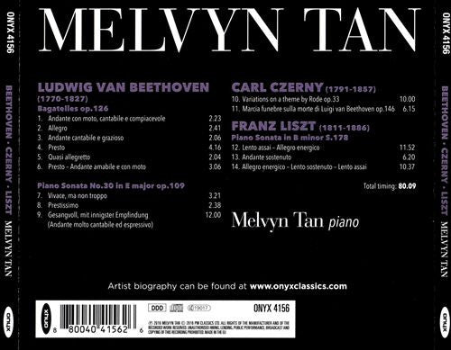 Melvyn Tan, Ludwig van Beethoven, Carl Czerny, Franz Liszt : Master & Pupil  (CD, Album)