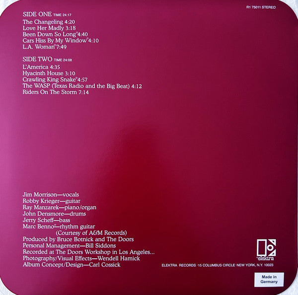 Doors* : L.A. Woman (LP, Album, RE, RM)