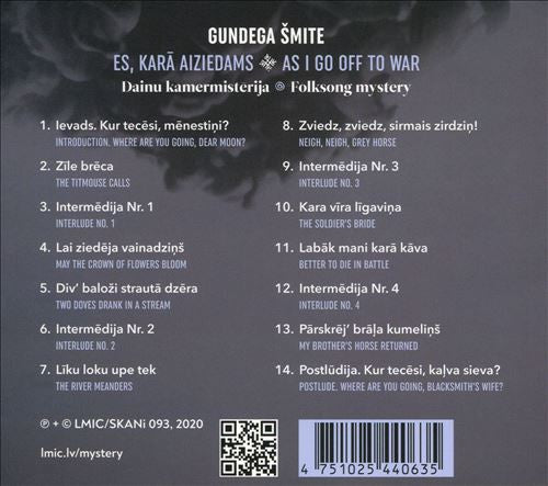 Gundega Šmite : Es, Karā Aiziedams… Folksong Mystery (CD, Album)