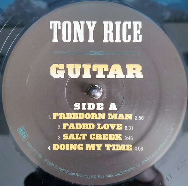 Tony Rice : Guitar  (LP, Album, RE, RM)