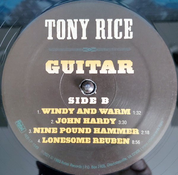 Tony Rice : Guitar  (LP, Album, RE, RM)