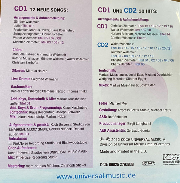 Nockalm Quintett : Wahnsinnsflug Auf Wolke 7 (2xCD, Comp)
