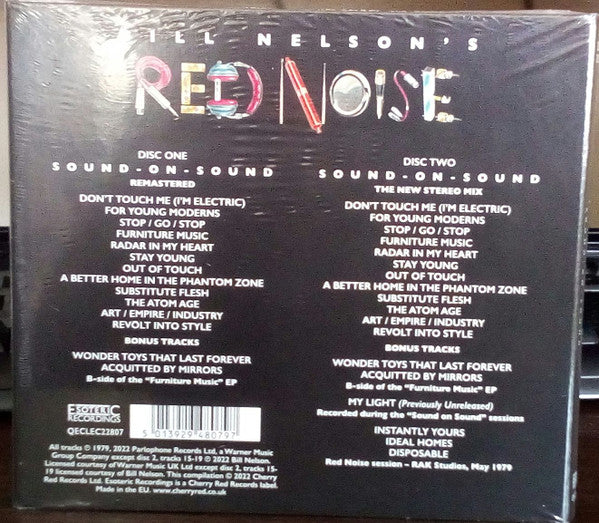 Red Noise (2) : Sound - On - Sound (2xCD, Album, Dlx, RM)