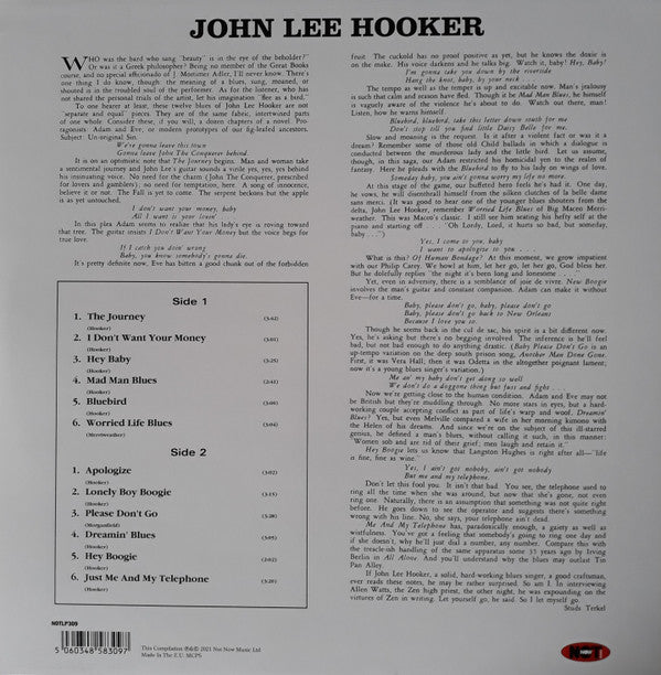 John Lee Hooker : Plays & Sings The Blues (LP, Album, RE, Pur)
