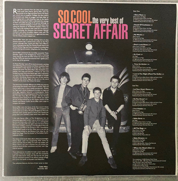 Secret Affair : So Cool (The Very Best Of) (LP, Comp)