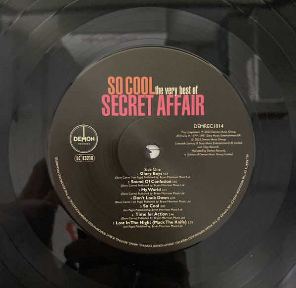 Secret Affair : So Cool (The Very Best Of) (LP, Comp)