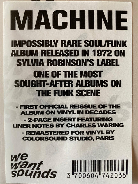 Machine (51) : Machine (LP, Album, RE, RM)