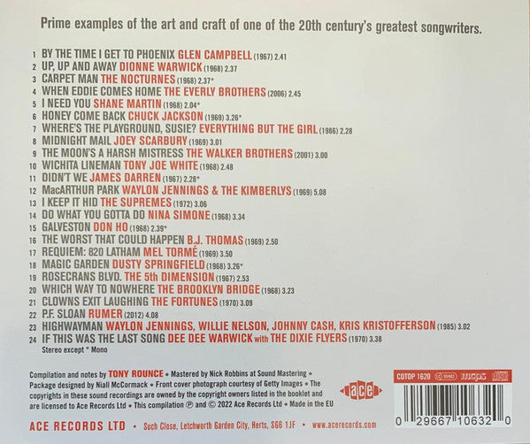 Jimmy Webb : Clowns Exit Laughing - The Jimmy Webb Songbook (CD, Comp, Mono)