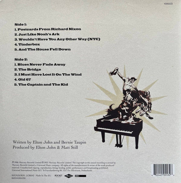 Elton John : The Captain & The Kid (LP, Album, RE, RM, 180)