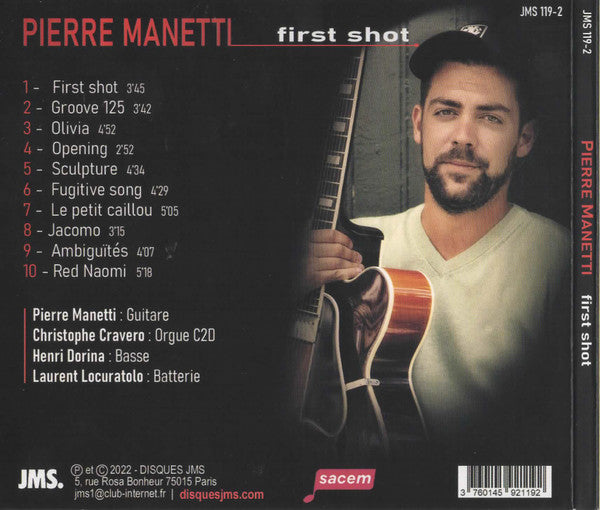 Pierre Manetti : First Shot (CD, Album, Dig)
