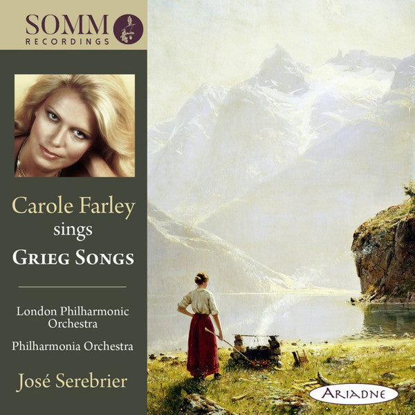 Carole Farley, London Philharmonic Orchestra / Philharmonia Orchestra, Jose Serebrier : Carole Farley Sings Grieg Songs (CD, Album, RE, RM)
