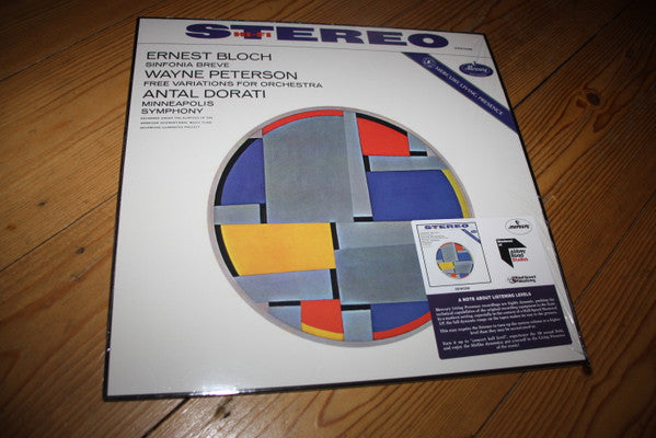Ernest Bloch / Wayne Peterson, Antal Dorati, Minneapolis Symphony Orchestra : Sinfonia Breve / Free Variations For Orchestra (LP, RE, RM, Hal)