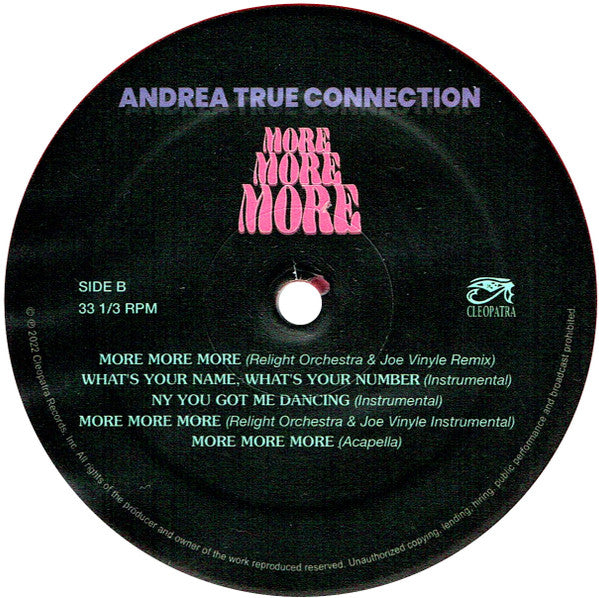 Andrea True Connection : More More More (LP, Ltd, Pin)