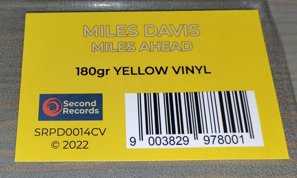Miles Davis + 19, Gil Evans : Miles Ahead (LP, Album, RE, Yel)