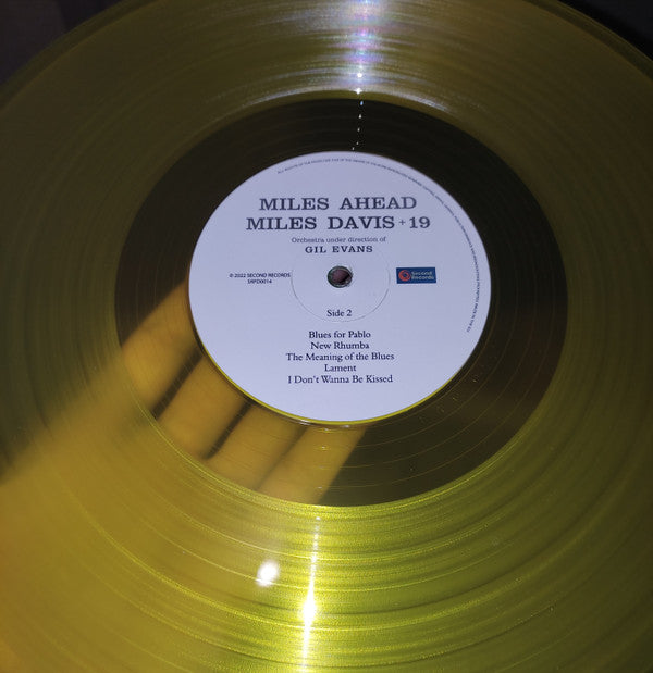 Miles Davis + 19, Gil Evans : Miles Ahead (LP, Album, RE, Yel)