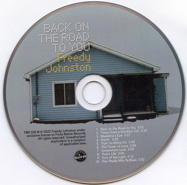 Freedy Johnston : Back On The Road To You (CD, Album)