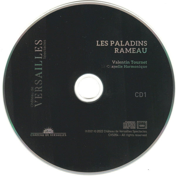 Jean-Philippe Rameau – Sandrine Piau ∙ Anne-Catherine Gillet ∙ Mathias Vidal ∙ Florian Sempey ∙ Nahuel di Pierro ∙ Philippe Talbot ∙ La Chapelle Harmonique ∙ Valentin Tournet : Les Paladins (3xCD, Album)