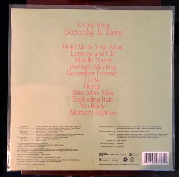 Living Hour : Someday Is Today (LP, Ltd, Lem)