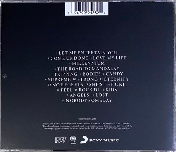 Robbie Williams : XXV (CD, Album, Red)