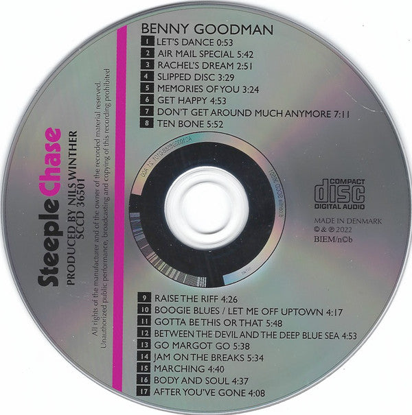 Benny Goodman And His Orchestra : In Concert - Falkoner Centret Copenhagen, Denmark October 19, 1959 (CD, Album)