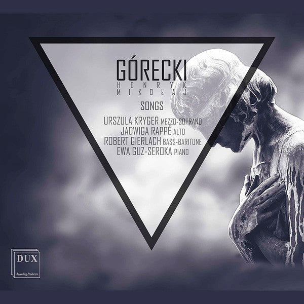 Henryk Górecki, Urszula Kryger, Jadwiga Rappé, Robert Gierlach, Ewa Guz-Seroka : Songs (2xCD, Album)