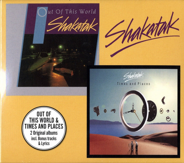 Shakatak : Out Of This World / Times And Places (2xCD, Album, Comp, RE, Car)
