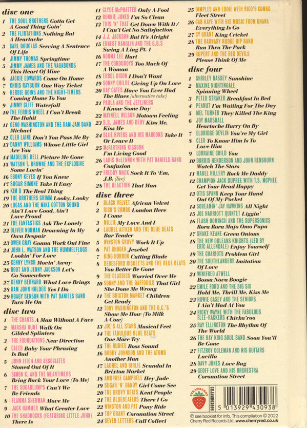 Various : Gotta Get A Good Thing Goin' (Black Music In Britain In The Sixties) (4xCD, Comp + Box)