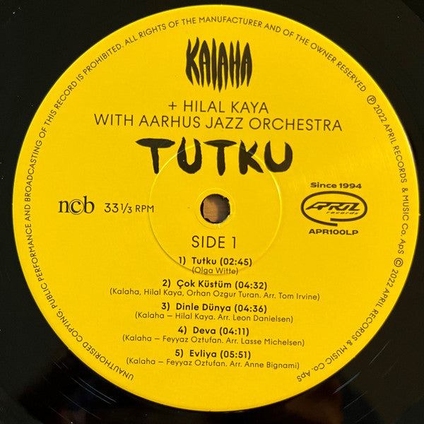 Kalaha + Hilal Kaya With Aarhus Jazz Orchestra : Tutku (LP, Album)
