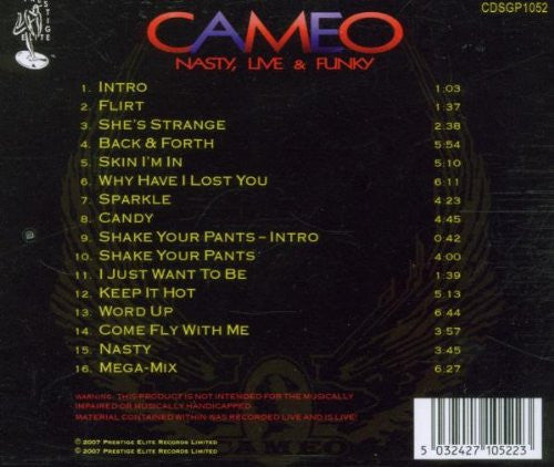 Cameo : Nasty, Live & Funky (CD, Album, P/Mixed)