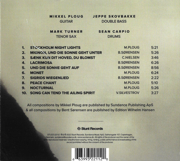 Mikkel Ploug Group Featuring Mark Turner (2) : Nocturnes (CD, Album)