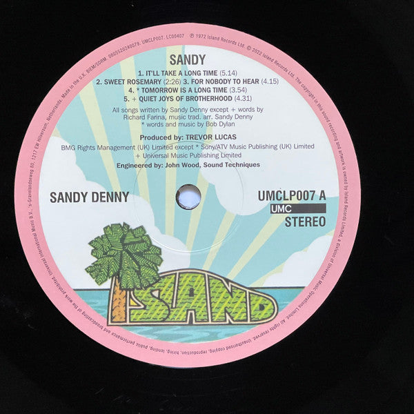 Sandy Denny : Sandy (LP, Album, RE, RM)