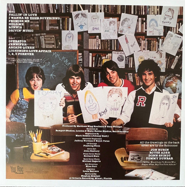 The Rubinoos : Back To The Drawing Board (LP, Album, RSD, Ltd, RE, Rub)