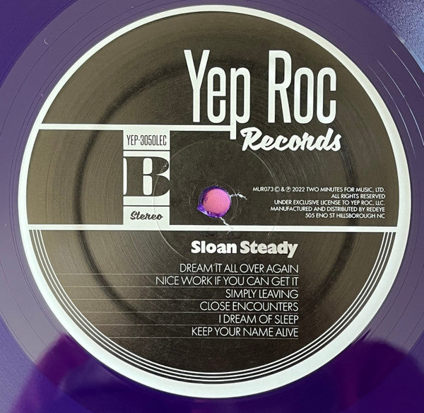 Sloan (2) : Steady (LP, Album, Ltd, Pur)
