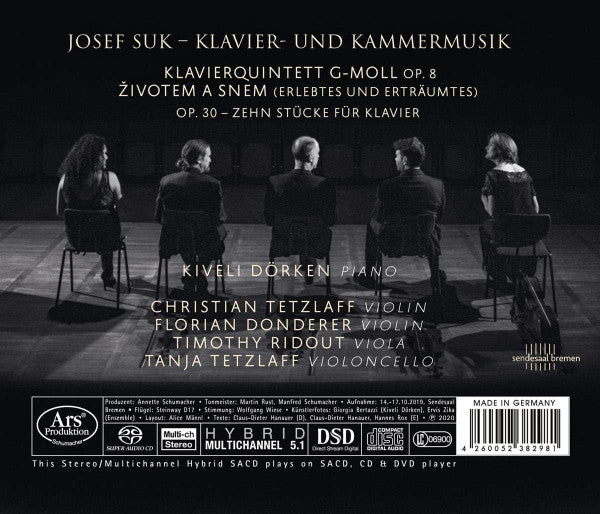 Josef Suk (2) – Kiveli Dörken : Josef Suk (SACD, Hybrid, Multichannel, Album)