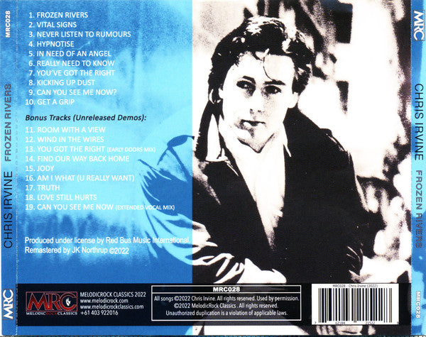 Chris Irvine (4) : Frozen Rivers (CD, Album, Ltd, RE, RM)