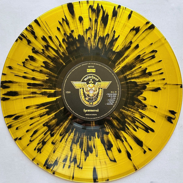 Motörhead : Hammered (LP, Album, Ltd, RE, Yel)