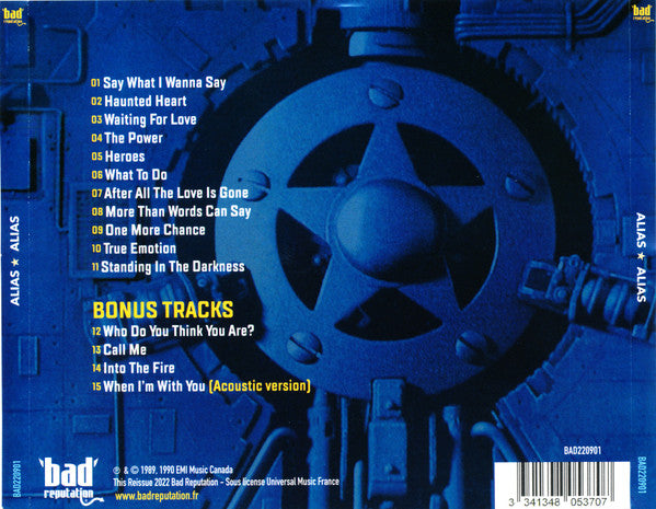 Alias (13) : Alias (CD, Album, RE, RM)