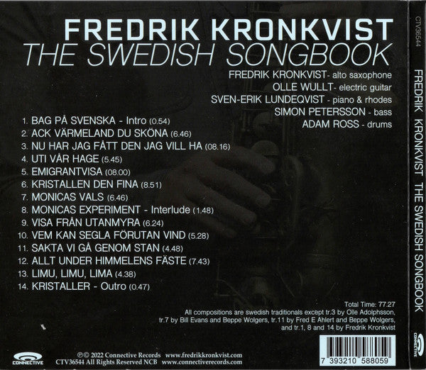 Fredrik Kronkvist : The Swedish Songbook (CD, Album)