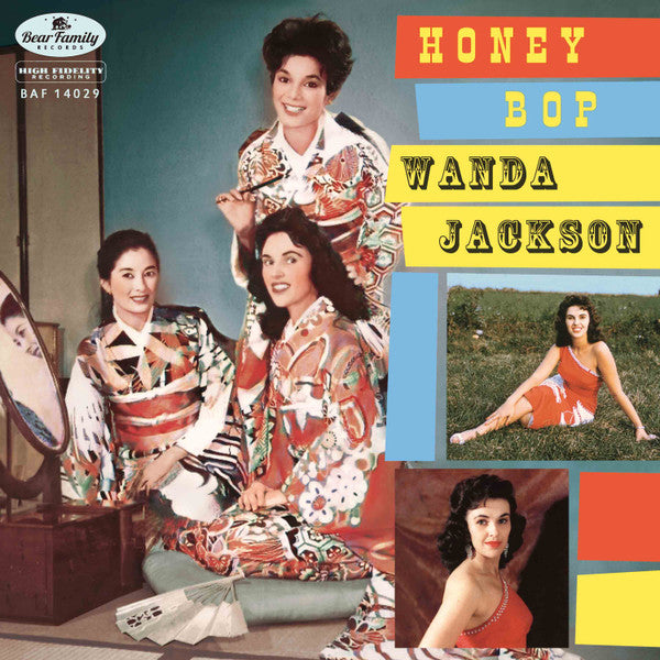 Wanda Jackson : Honey Bop (10", Comp, Ltd)