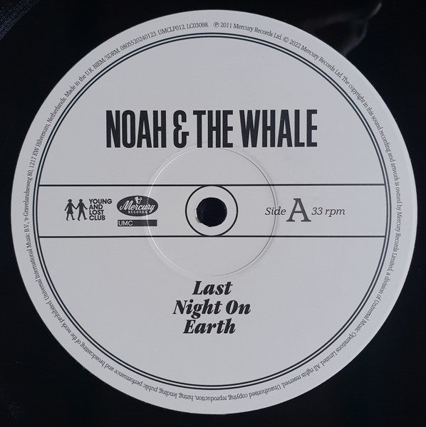 Noah And The Whale : Last Night On Earth (LP, Album, RE + 7")