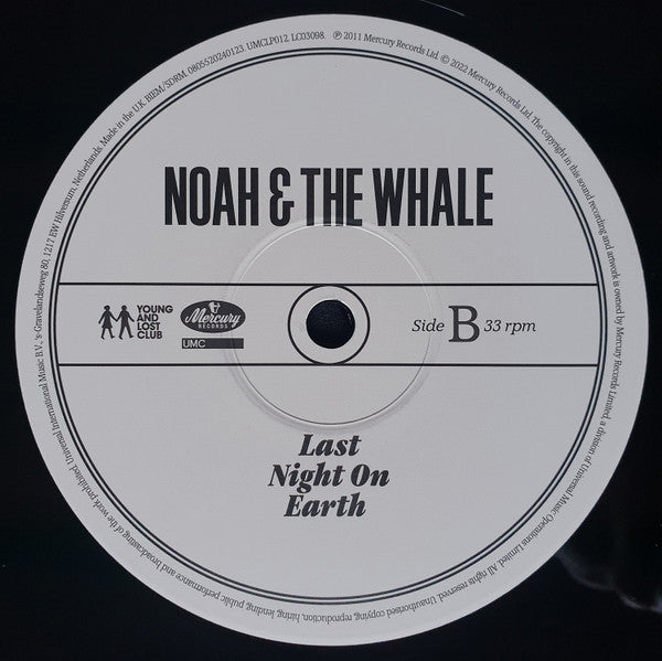 Noah And The Whale : Last Night On Earth (LP, Album, RE + 7")
