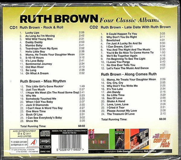 Ruth Brown : Four Classic Albums (2xCD, Comp)