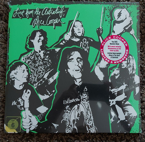 Alice Cooper : Live From The Astroturf (LP, Album, Glo + DVD + Ltd, Num, RE)